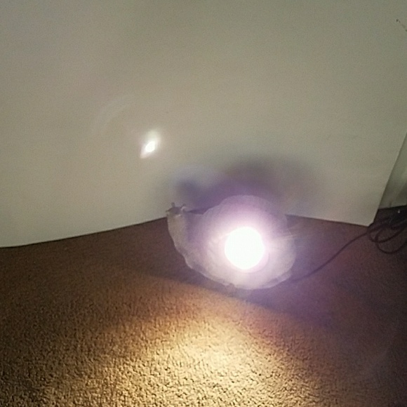 Snail Granite Stone Outdoor Lamp with replacement bulb. - Picture 6 of 6